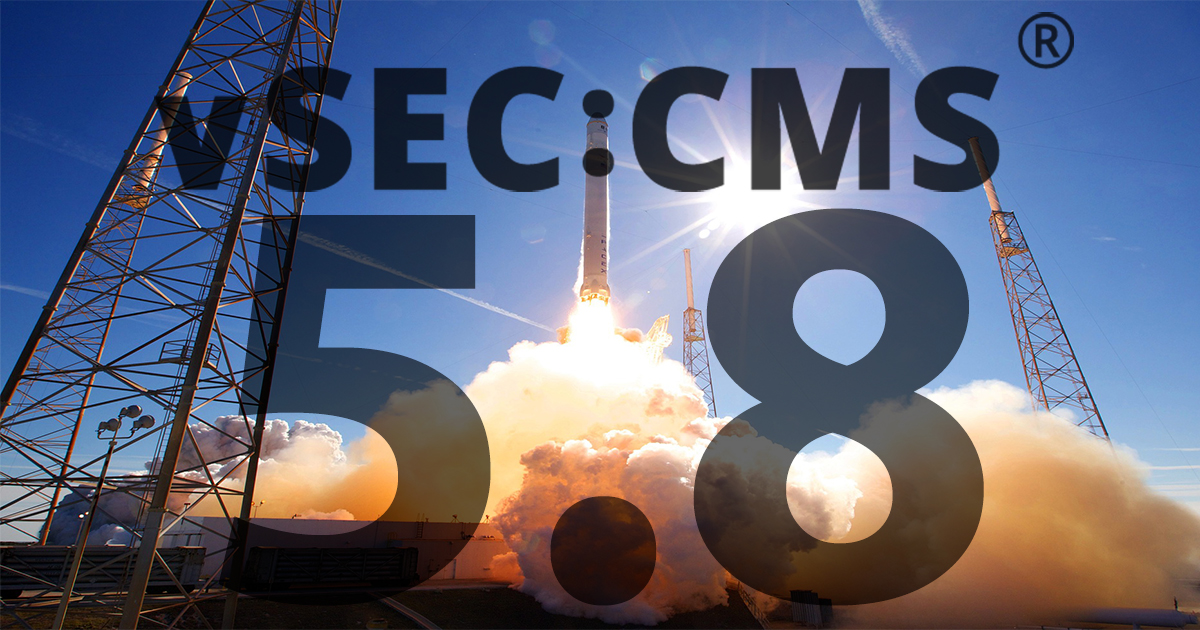 vSEC:CMS v5.8 Is Ready For Takeoff