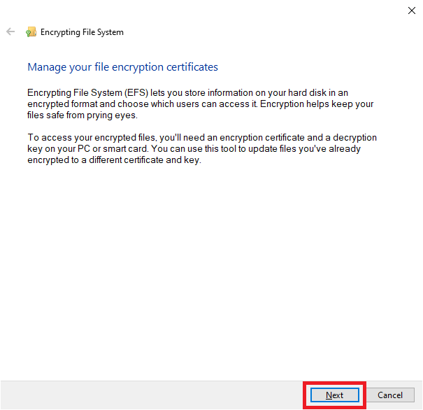 Encryption File System