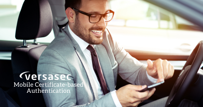 Mobile certificate-based authentication with Microsoft, YubiKeys, and Versasec